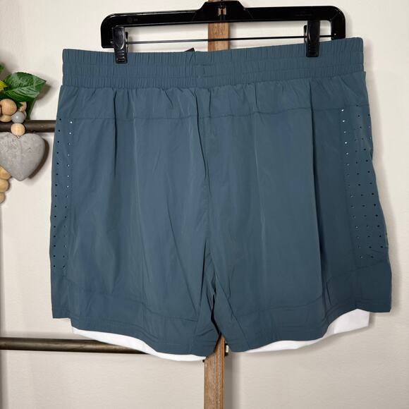 Alphalete Infinity Speed Short Green Shorts Size X Large - Picture 7 of 10